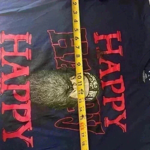 duck dynasty A&E T-shirt Men’s Large Happy Happy Happy Blue Red Portrait - Picture 7 of 7
